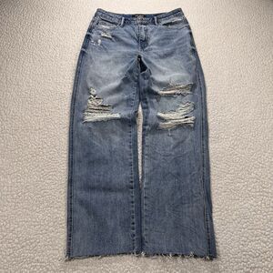 Judy Blue 90s Straight Jeans Women’s 9/29 (30x31) Distressed Streetwear Boho Y2K